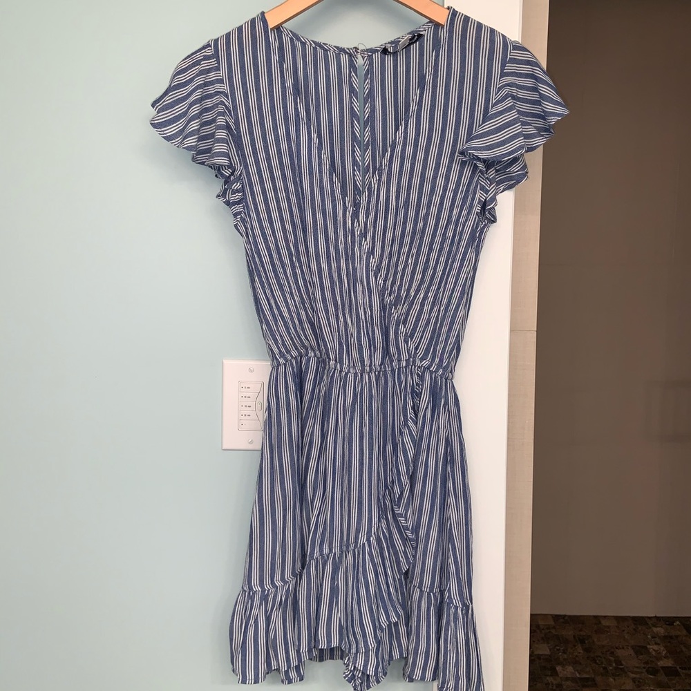 American Eagle Striped Romper- XS